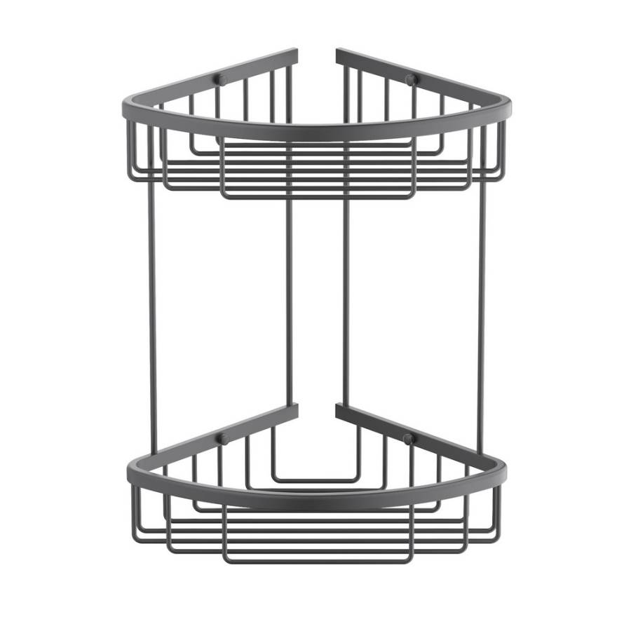 Полка угловая двойная Timo Saona 13082/18 черное золото Полка угловая двойная Timo Saona 13082/18 черное золото