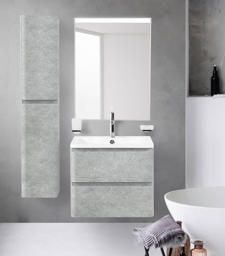Тумба с раковиной подвесная BelBagno ALBANO 60 Rovere Rustico, раковина белая Тумба с раковиной подвесная BelBagno ALBANO 60 Rovere Rustico, раковина белая
