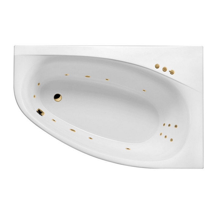 Ванна EXCELLENT Kameleon 170x110 (правая) "SMART" (золото) Ванна EXCELLENT Kameleon 170x110 (правая) "SMART" (золото)