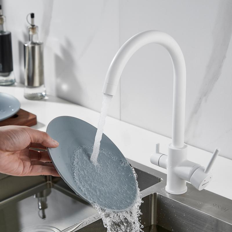 Смеситель для кухни со встроенным фильтром (краном) под питьевую воду Shevanik S128 S128C Смеситель для кухни со встроенным фильтром (краном) под питьевую воду Shevanik S128 S128C