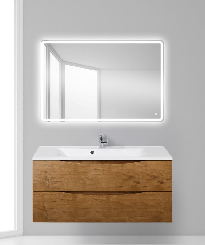 Тумба с раковиной подвесная BelBagno MARINO 120 Rovere Nature, раковина белая Тумба с раковиной подвесная BelBagno MARINO 120 Rovere Nature, раковина белая