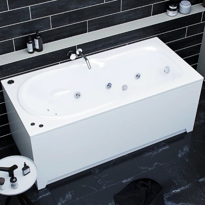 Ванна  Леда пустая с фр.экр.(слив справа) Ванна  Леда пустая с фр.экр.(слив справа)