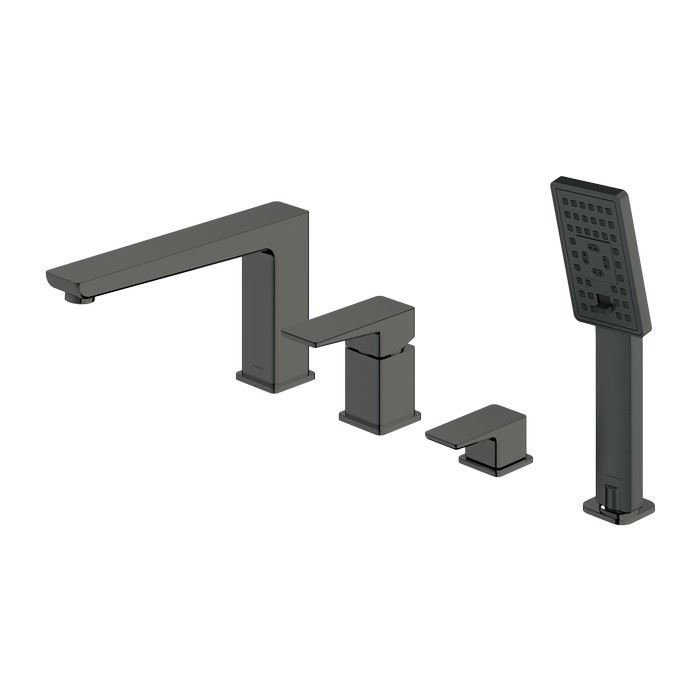 Смеситель на борт ванны OMNIRES PARMA PM7432GR (графит) Смеситель на борт ванны OMNIRES PARMA PM7432GR (графит)