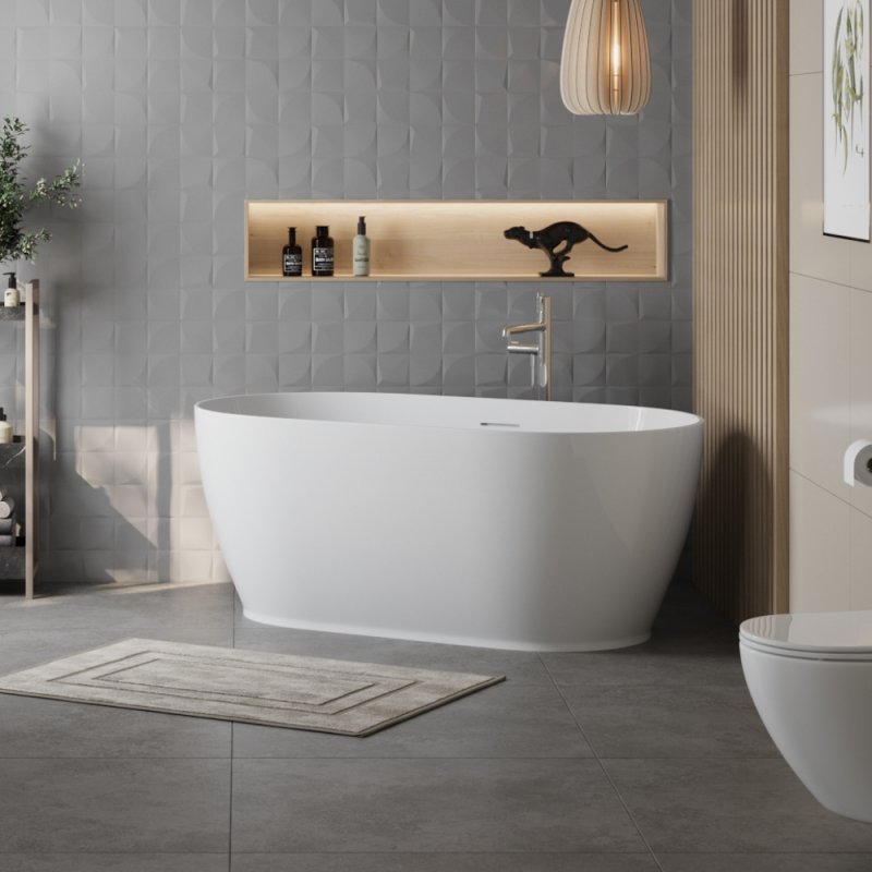 Акриловая ванна BELBAGNO BB413-1700-800-MATT Акриловая ванна BELBAGNO BB413-1700-800-MATT