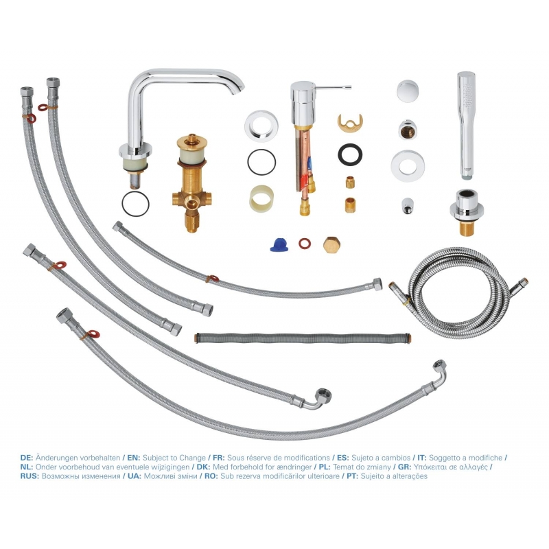 Смеситель для ванны Grohe Essence New 19578001 хром Смеситель для ванны Grohe Essence New 19578001 хром