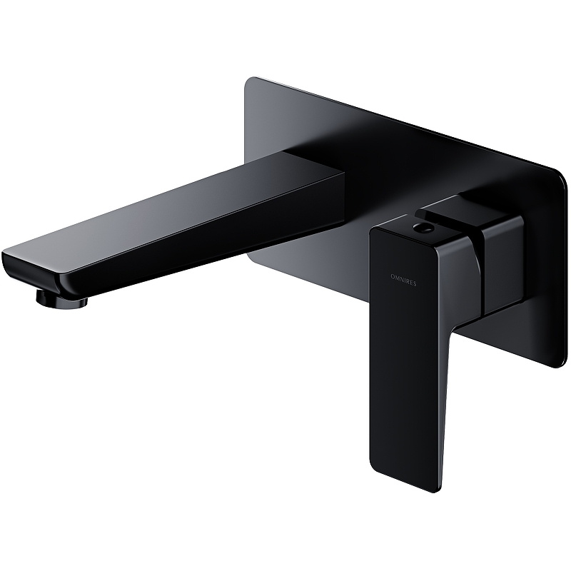 Смеситель для умывальника скрытого монтажа OMNIRES PARMA PM7415BL (черный BLM) Смеситель для умывальника скрытого монтажа OMNIRES PARMA PM7415BL (черный BLM)
