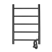 Полотенцесушитель электрический Domoterm Классик DMT 109-5 40x60 ЧРН EKR, черный матовый
