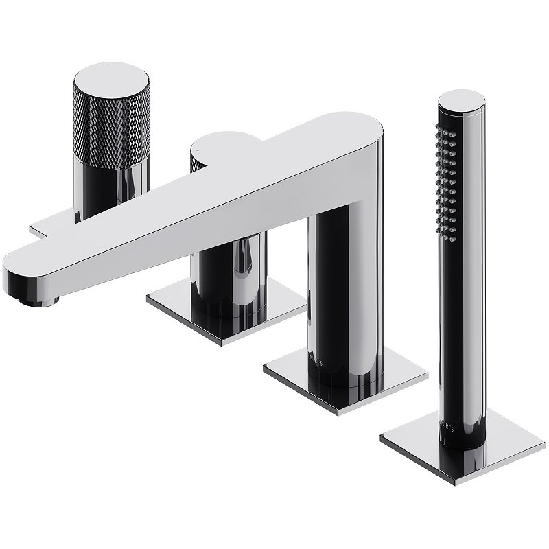 Смеситель на борт ванны OMNIRES CONTOUR CT8032CR (хром) Смеситель на борт ванны OMNIRES CONTOUR CT8032CR (хром)