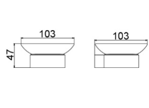 Мыльница Timo Selene Black 14022/03