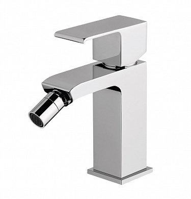 PORTA-BS1-NOP Смеситель на биде однорычажный, с донным клапаном, исполнение черный матовый