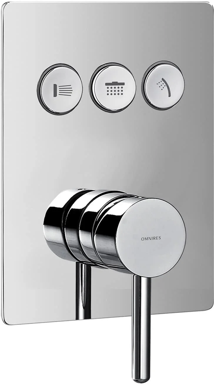 Смеситель для душа скрытого монтажа OMNIRES YGoClick Y1237GCCR (хром) Смеситель для душа скрытого монтажа OMNIRES YGoClick Y1237GCCR (хром)