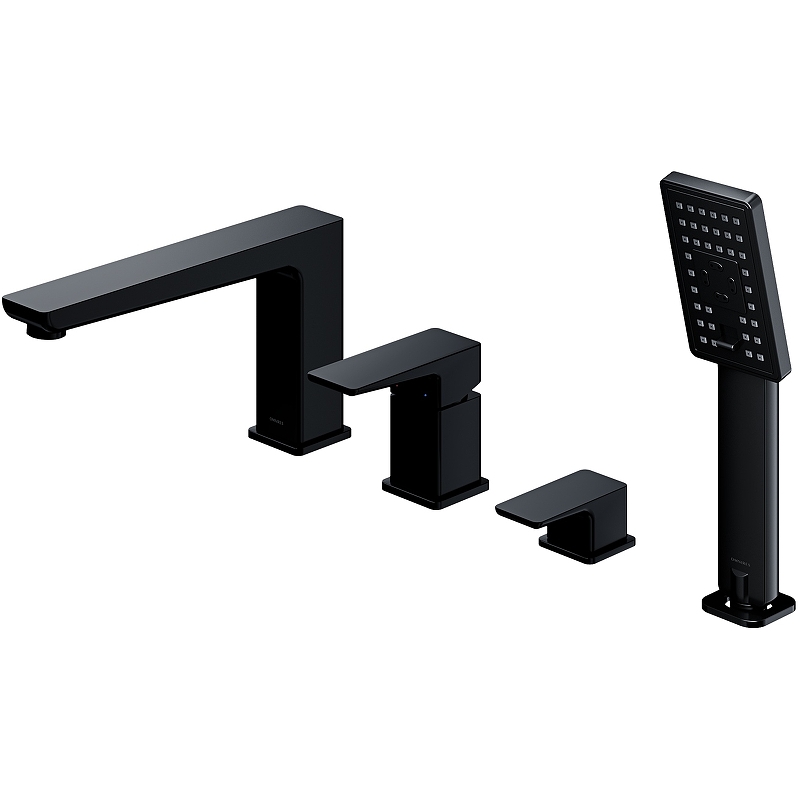 Смеситель на борт ванны OMNIRES PARMA PM7432BL (черный BLM) Смеситель на борт ванны OMNIRES PARMA PM7432BL (черный BLM)