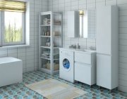 Пенал напольный Dallas Luxe правосторонний (ШхГхВ) 400х340х2000 Пенал напольный Dallas Luxe правосторонний (ШхГхВ) 400х340х2000