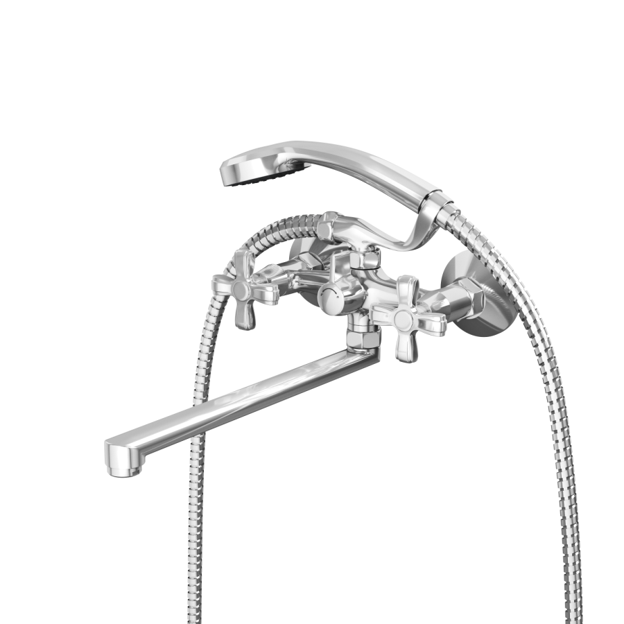 Смеситель для ванны с длинным поворотным изливом RUSH Bianki (BI7650-51) Смеситель для ванны с длинным поворотным изливом RUSH Bianki (BI7650-51)