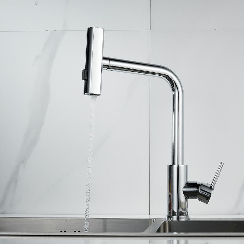 Смеситель для кухни с выдвижной лейкой Shevanik S263 S263 Смеситель для кухни с выдвижной лейкой Shevanik S263 S263