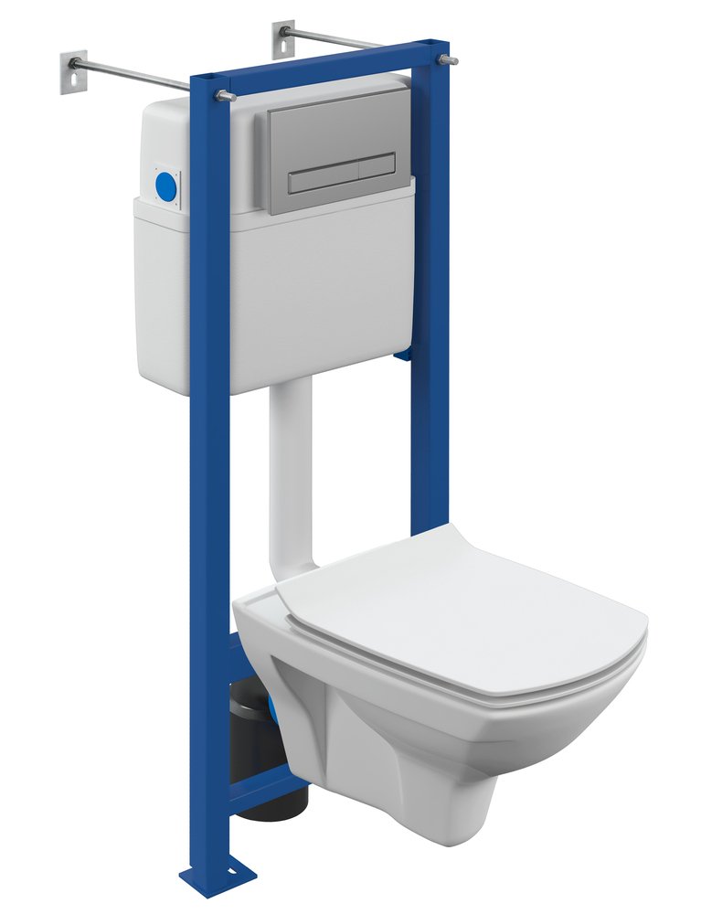 Унитаз с инсталляцией Cersanit Carina Xl Co Dpl Eo Slim 64440 Унитаз с инсталляцией Cersanit Carina Xl Co Dpl Eo Slim 64440