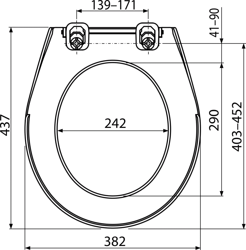 Сиденье для унитаза Antibacterial A60 AlcaPlast Сиденье для унитаза Antibacterial A60 AlcaPlast