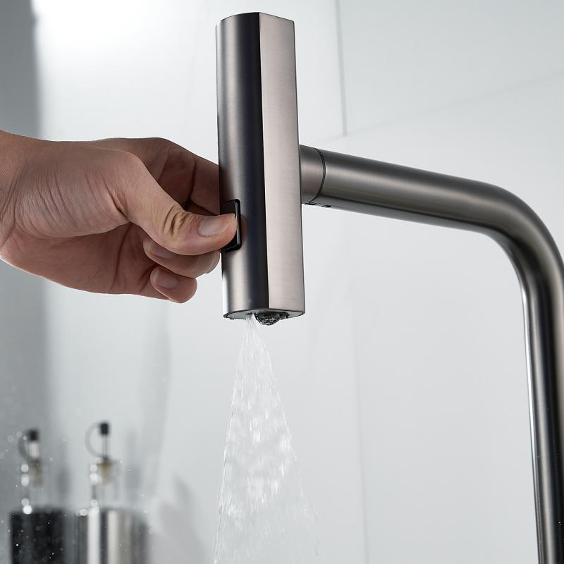 Смеситель для кухни с выдвижной лейкой Shevanik S263 S263T Смеситель для кухни с выдвижной лейкой Shevanik S263 S263T