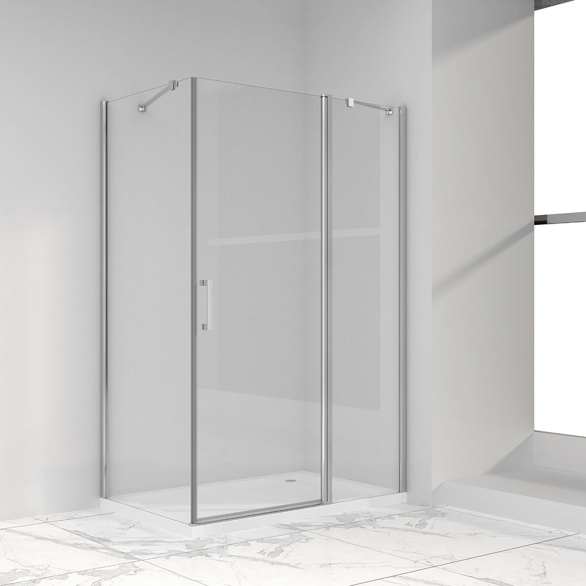 Душевой уголок Orta VSR-1O8010CL, 1000*800, хром, стекло прозрачное Душевой уголок Orta VSR-1O8010CL, 1000*800, хром, стекло прозрачное