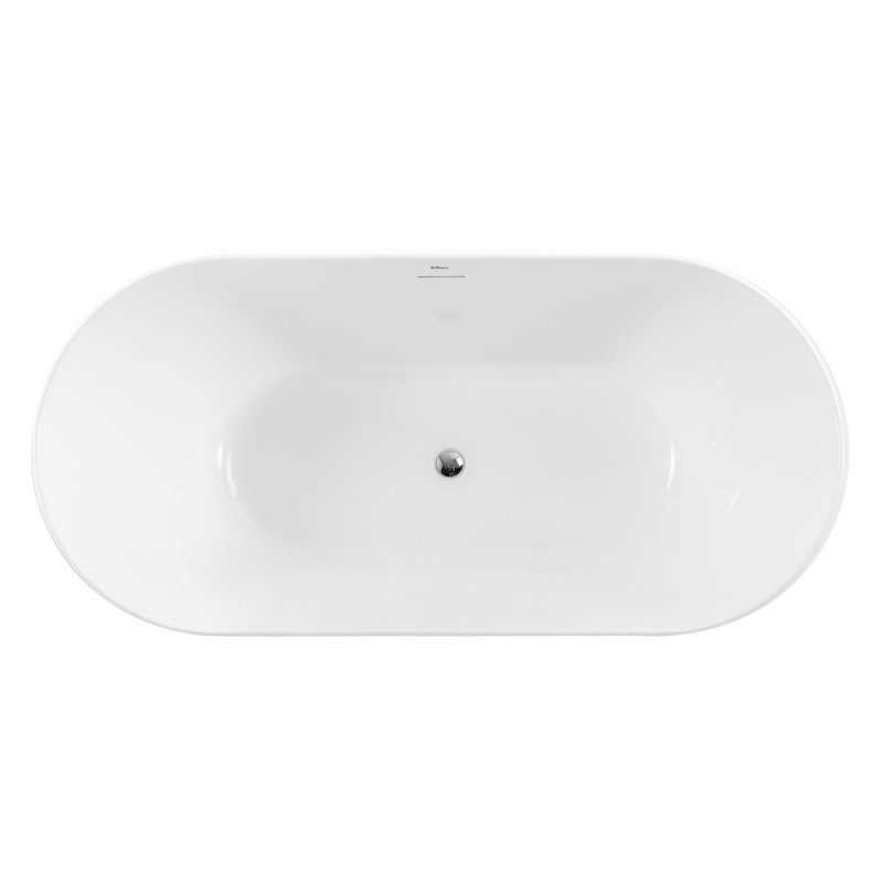 Акриловая ванна BELBAGNO BB411-1700-800-MATT, белая матовая Акриловая ванна BELBAGNO BB411-1700-800-MATT, белая матовая