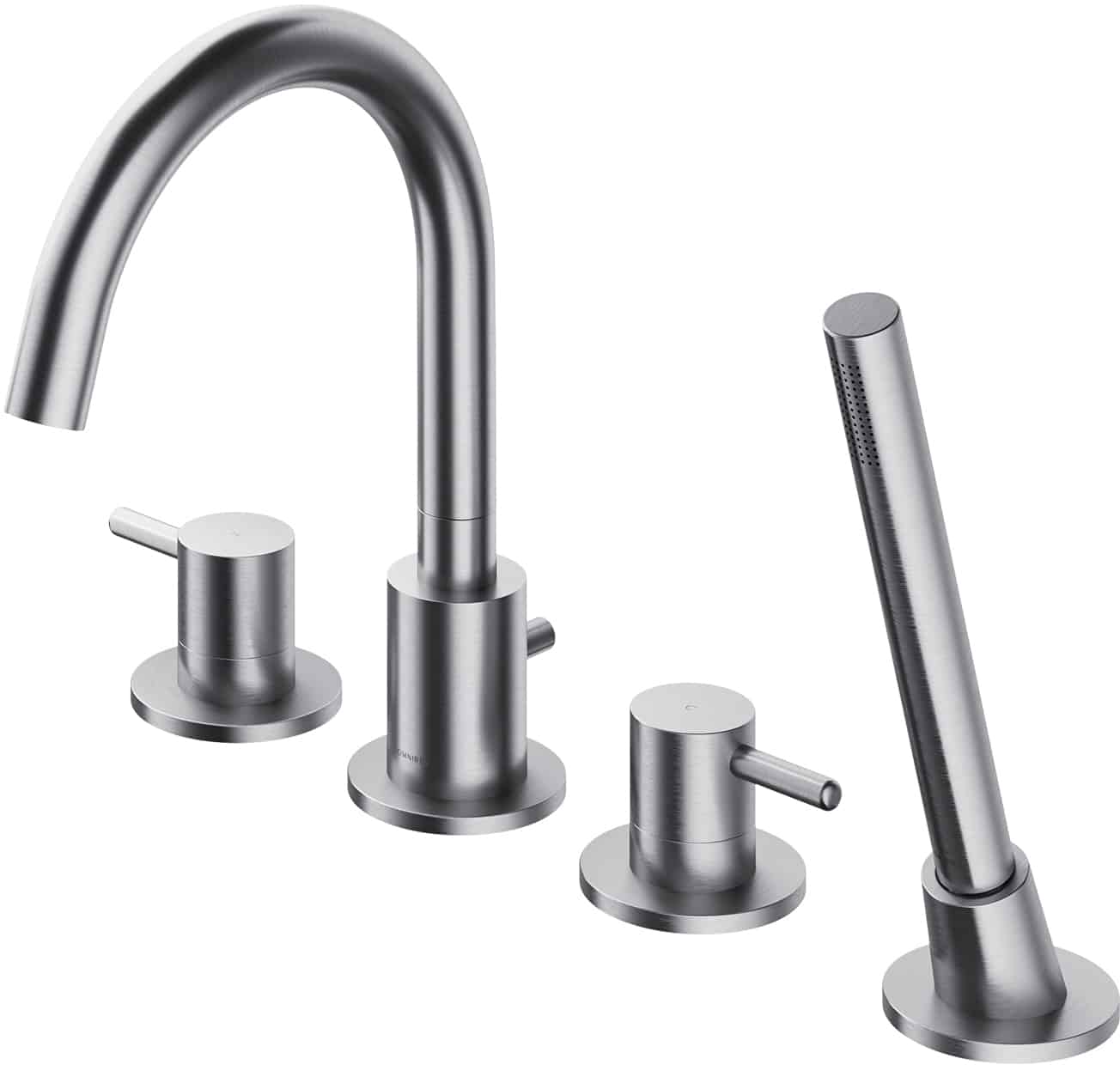 Смеситель для ванны на 4 отверстия OMNIRES Y Y1232NI (никель) Смеситель для ванны на 4 отверстия OMNIRES Y Y1232NI (никель)