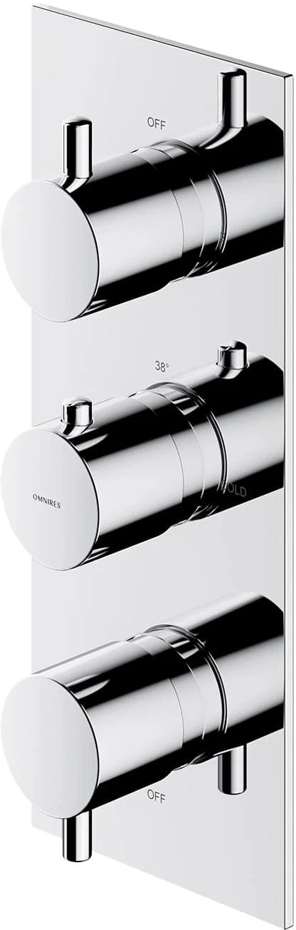 Смеситель термостатический для душа, наружная часть OMNIRES Y Y1238_KROCR (хром) Смеситель термостатический для душа, наружная часть OMNIRES Y Y1238_KROCR (хром)