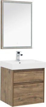 Мебель для ванной Aquanet Nova Lite 60 дуб рустикальный (2 ящика) Мебель для ванной Aquanet Nova Lite 60 дуб рустикальный (2 ящика)
