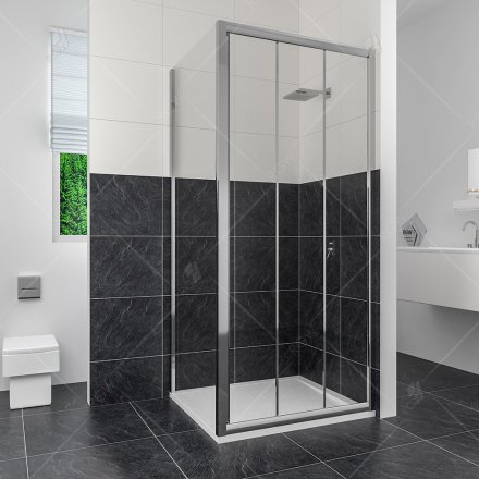 Душевой уголок RGW CL-30, 04093088-11, 80 х 80 x 185 см, дверь раздвижная, стекло прозрачное, хром Душевой уголок RGW CL-30, 04093088-11, 80 х 80 x 185 см, дверь раздвижная, стекло прозрачное, хром