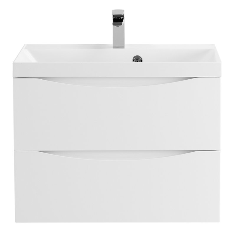 Тумба с раковиной подвесная BelBagno MARINO 70 Bianco Lucido, раковина белая Тумба с раковиной подвесная BelBagno MARINO 70 Bianco Lucido, раковина белая