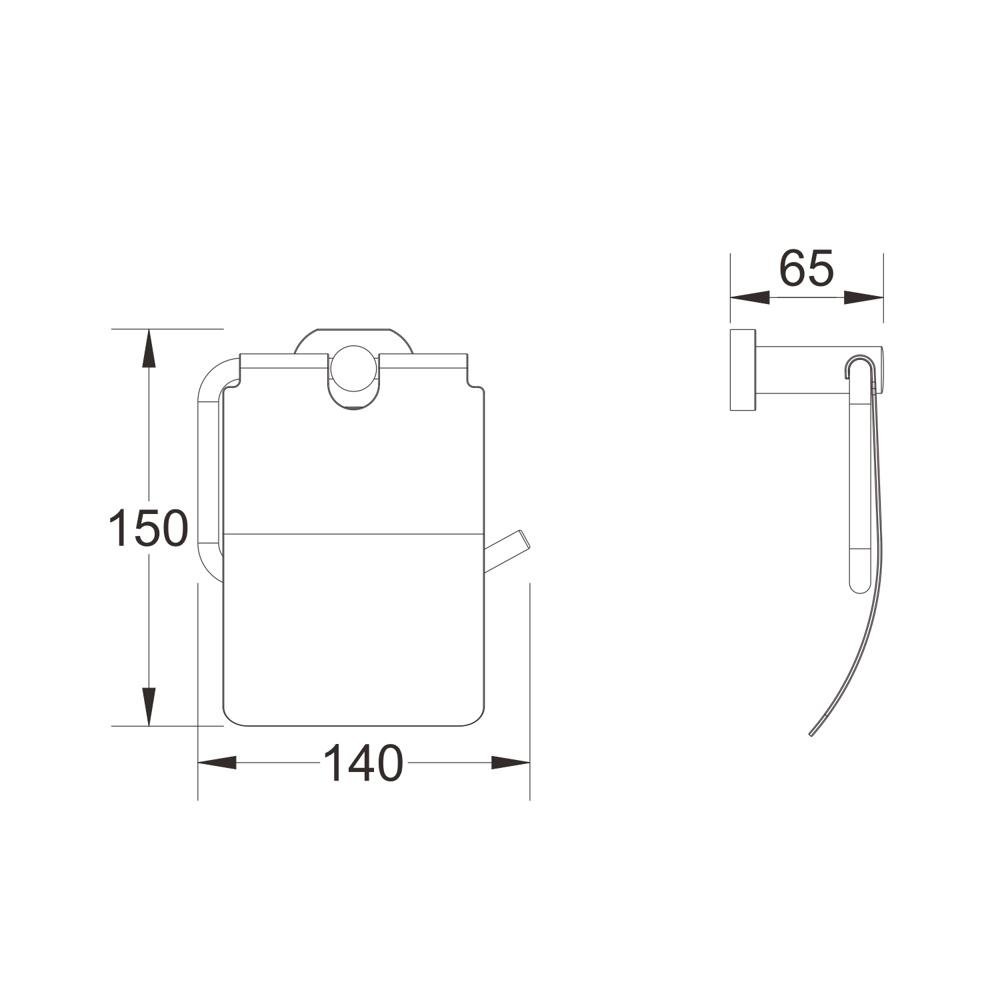 Бумагодержатель, SG5105H Shevanik, Черный Бумагодержатель, SG5105H Shevanik, Черный