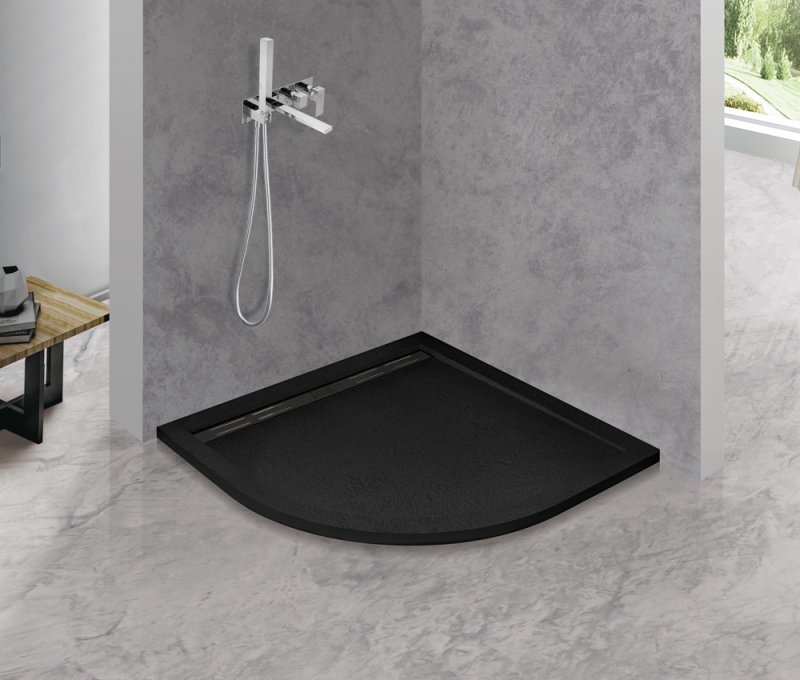 Поддон из искусственного мрамора CEZARES TRAY-AS-R-90-30-NERO Поддон из искусственного мрамора CEZARES TRAY-AS-R-90-30-NERO