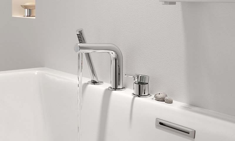 Смеситель на борт ванны EXCELLENT Pi AREX.1233CR (хром) Смеситель на борт ванны EXCELLENT Pi AREX.1233CR (хром)