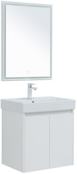 Мебель для ванной Aquanet Nova Lite 60 белый глянец (2 дверцы) Мебель для ванной Aquanet Nova Lite 60 белый глянец (2 дверцы)