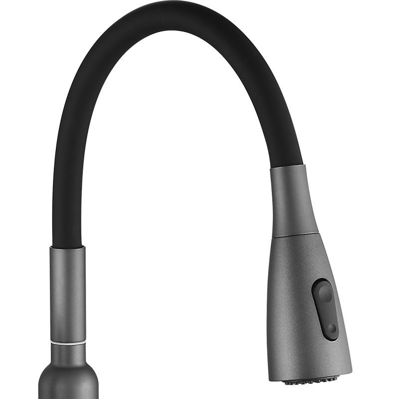 Смеситель для кухни с гибким изливом Shevanik S843T-3 Смеситель для кухни с гибким изливом Shevanik S843T-3