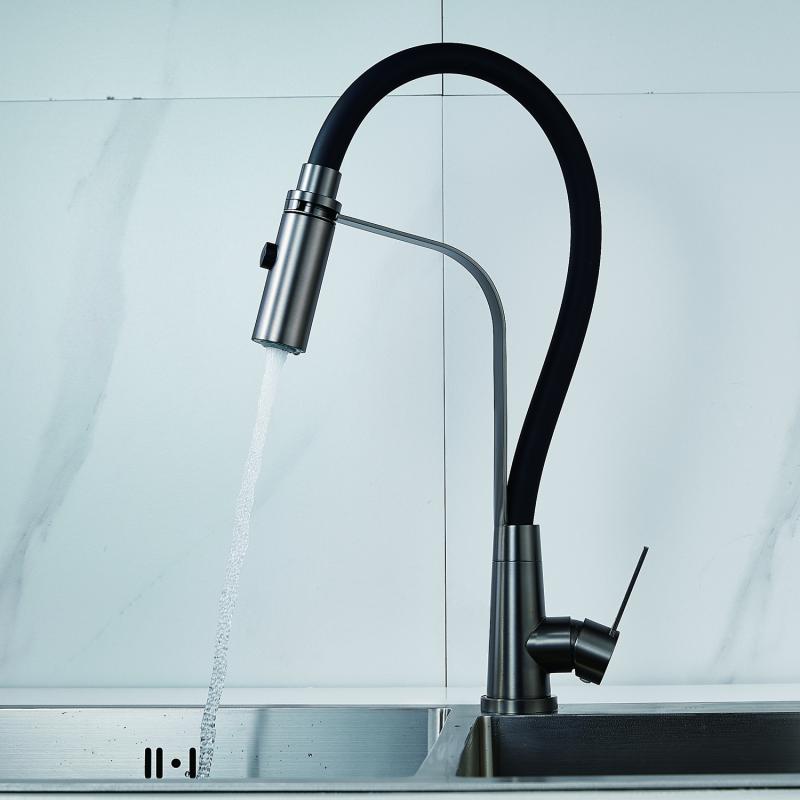 Смеситель для кухни с гибким изливом Shevanik S943 S943T-3 Смеситель для кухни с гибким изливом Shevanik S943 S943T-3