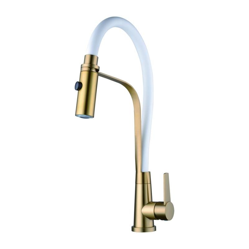 Смеситель для кухни с гибким изливом Shevanik S943 S943G-1 Смеситель для кухни с гибким изливом Shevanik S943 S943G-1