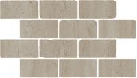 Бордюр Сан-Марко мозаичный бежевый матовый обрезной 46,5x26,5x0,9
