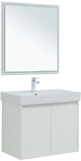 Мебель для ванной Aquanet Nova Lite 75 белый глянец (2 дверцы) Мебель для ванной Aquanet Nova Lite 75 белый глянец (2 дверцы)