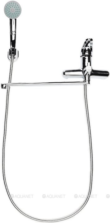 Смеситель для ванны OneLife P01-218cr с душ.набором, полимерный Смеситель для ванны OneLife P01-218cr с душ.набором, полимерный