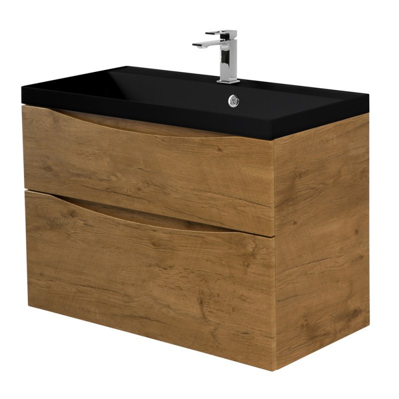 Тумба с раковиной подвесная BelBagno MARINO-H60 90 Rovere Nature, раковина белая Тумба с раковиной подвесная BelBagno MARINO-H60 90 Rovere Nature, раковина белая
