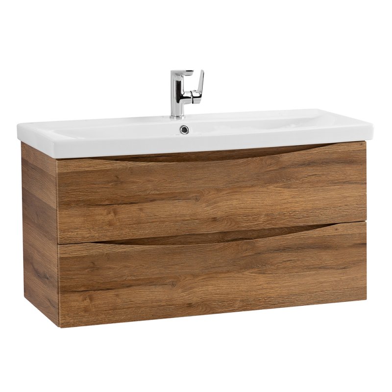 Тумба с раковиной подвесная BelBagno MARINO-CER 80 Rovere Grigio, раковина белая Тумба с раковиной подвесная BelBagno MARINO-CER 80 Rovere Grigio, раковина белая
