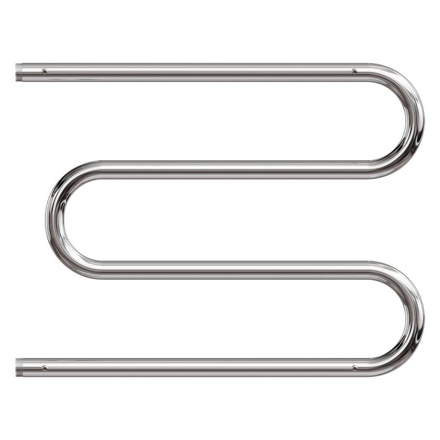 Полотенцесушитель водяной Point PN38665P 600x500 М-образный (1") с полкой, хром Полотенцесушитель водяной Point PN38665P 600x500 М-образный (1") с полкой, хром