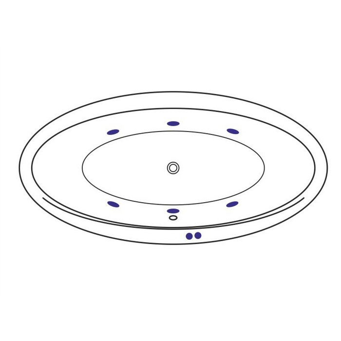 Ванна EXCELLENT Lumina 190x95 "SOFT" (хром) Ванна EXCELLENT Lumina 190x95 "SOFT" (хром)