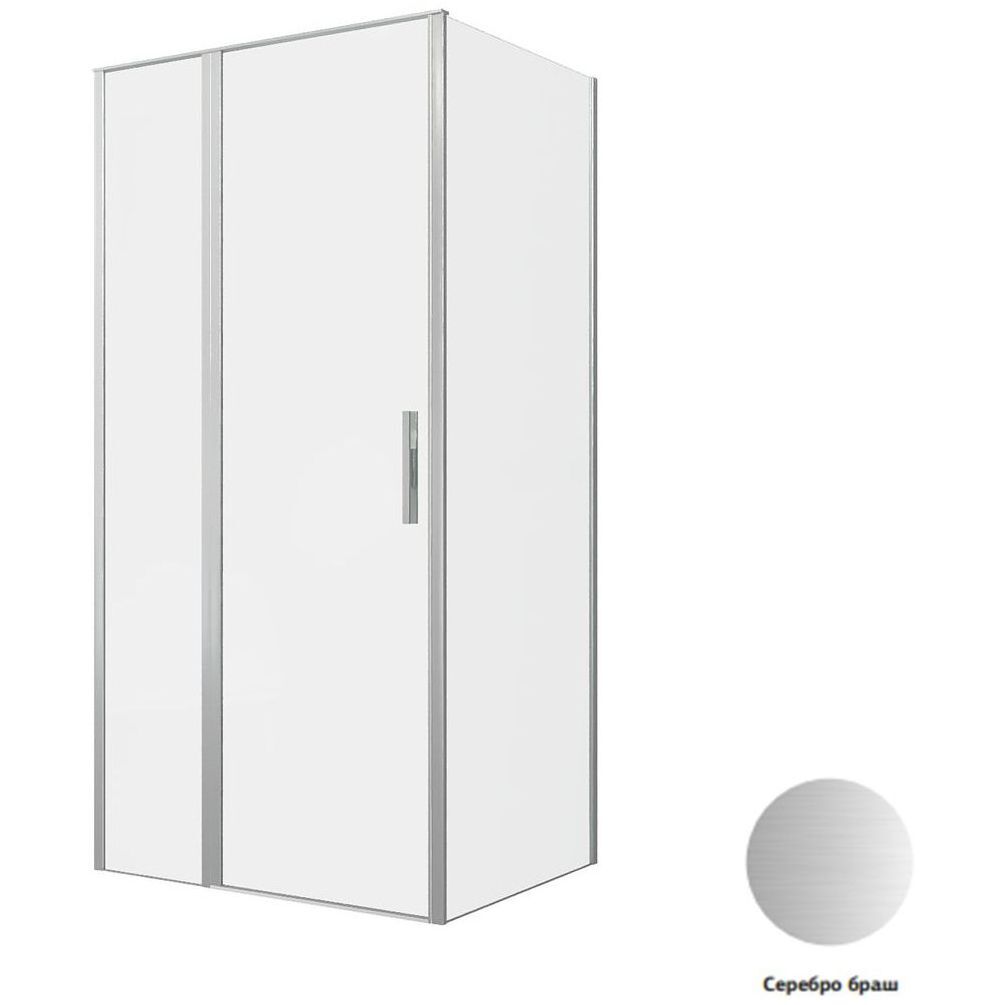 Душевой уголок Allen Brau Priority 100x90 3.31029.BA + 3.31044.BA серебро браш Душевой уголок Allen Brau Priority 100x90 3.31029.BA + 3.31044.BA серебро браш