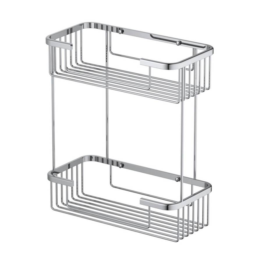 Полка двойная Timo Saona 13083/00 хром Полка двойная Timo Saona 13083/00 хром