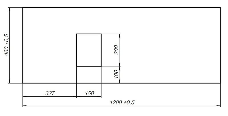 Столешница Allen Brau Infinity 1.21015.DG-S 120 L dark grey structure, шт Столешница Allen Brau Infinity 1.21015.DG-S 120 L dark grey structure, шт