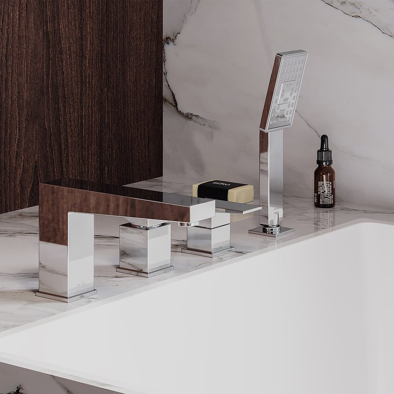 Смеситель на борт ванны OMNIRES FRESH FR7132CR (хром) Смеситель на борт ванны OMNIRES FRESH FR7132CR (хром)