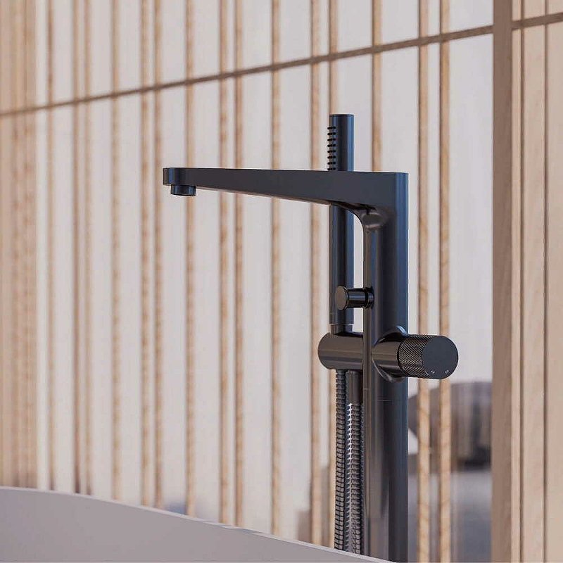 Смеситель для ванны отдельностоящий OMNIRES CONTOUR CT8033AT (антрацит) Смеситель для ванны отдельностоящий OMNIRES CONTOUR CT8033AT (антрацит)