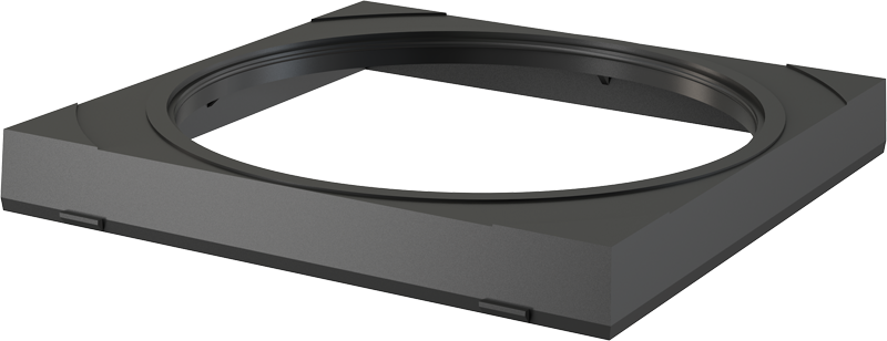 Вставка под водосточную трубу, комплект – черный Вставка под водосточную трубу, комплект – черный
