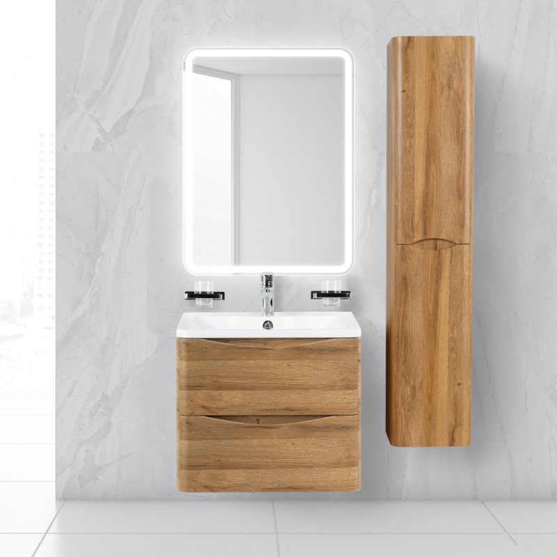 Тумба с раковиной подвесная BelBagno ACQUA 60 Bianco Lucido, раковина белая Тумба с раковиной подвесная BelBagno ACQUA 60 Bianco Lucido, раковина белая